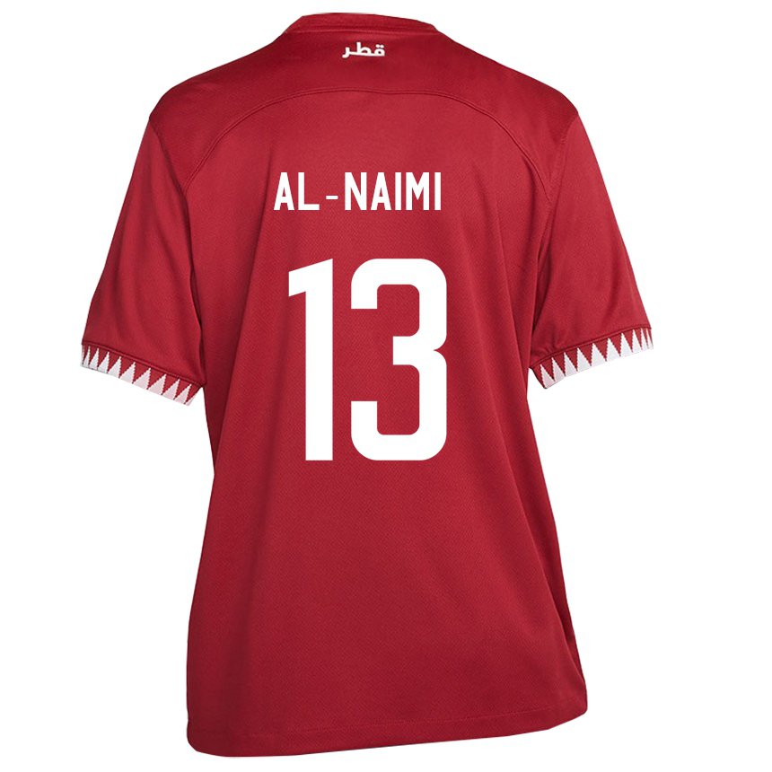 Niño Camiseta Catar Zahra Al Naimi #13 Granate 1ª Equipación 22-24 La Camisa Argentina