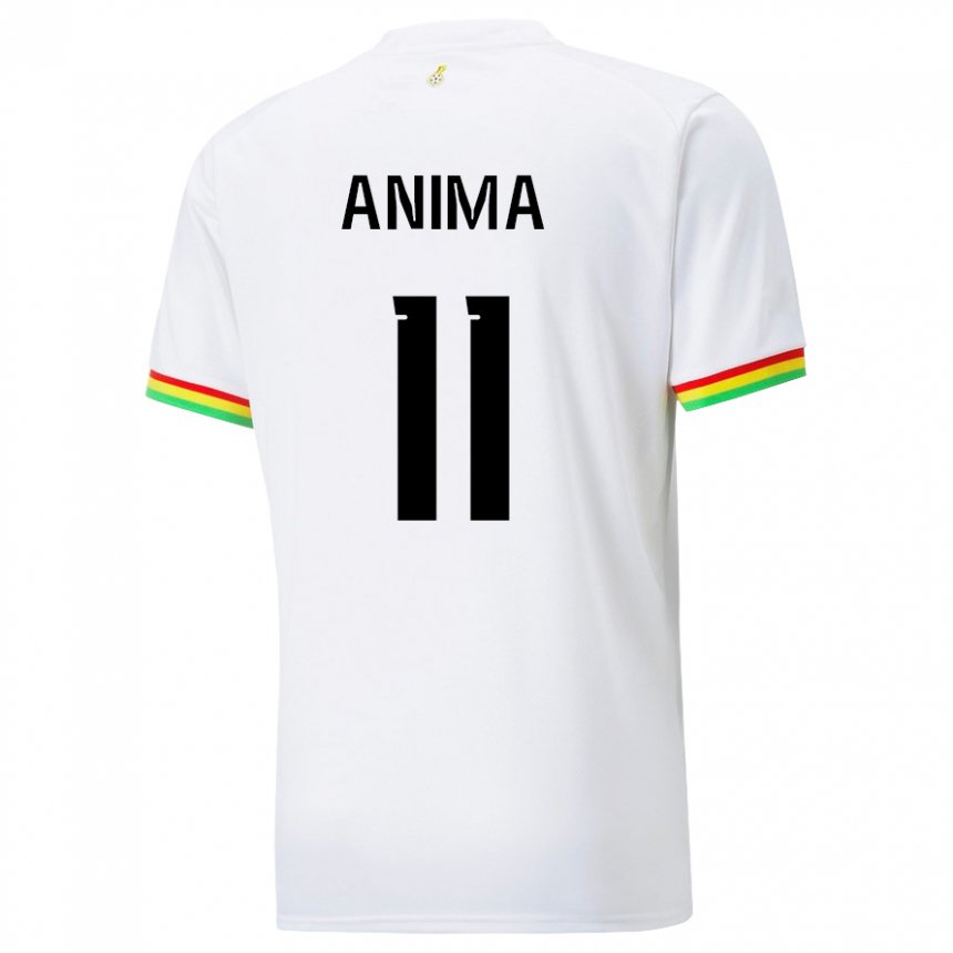 Niño Camiseta Ghana Naomi Anima #11 Blanco 1ª Equipación 22-24 La Camisa Argentina