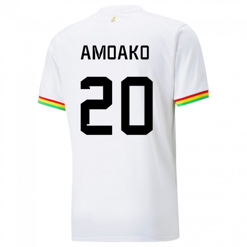 Niño Camiseta Ghana Linda Amoako #20 Blanco 1ª Equipación 22-24 La Camisa Argentina