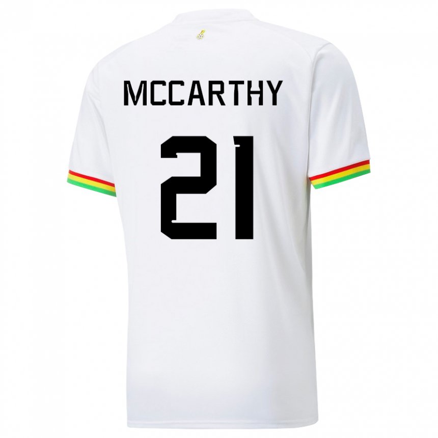 Niño Camiseta Ghana Kerrie Mccarthy #21 Blanco 1ª Equipación 22-24 La Camisa Argentina