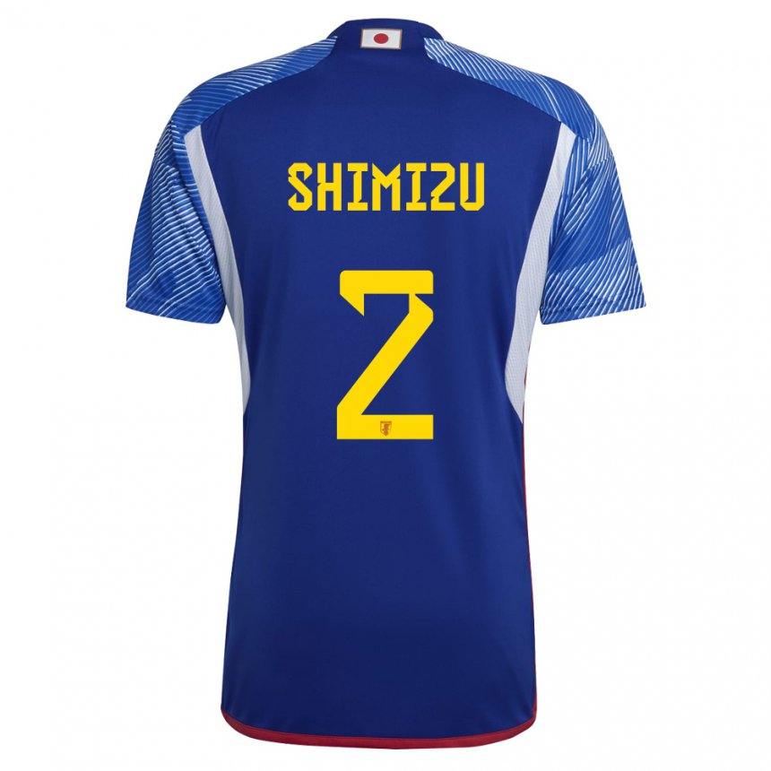 Niño Camiseta Japón Risa Shimizu #2 Azul Real 1ª Equipación 22-24 La Camisa Argentina