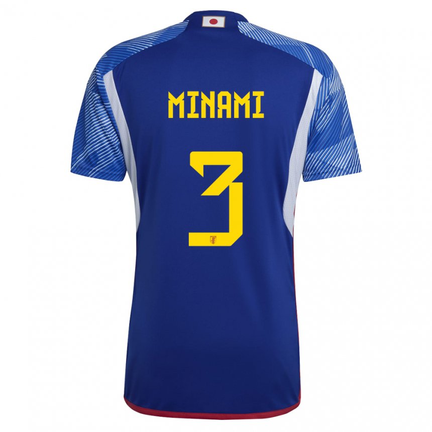 Niño Camiseta Japón Moeka Minami #3 Azul Real 1ª Equipación 22-24 La Camisa Argentina