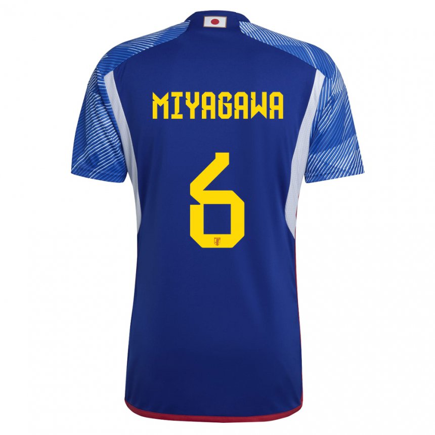 Niño Camiseta Japón Asato Miyagawa #6 Azul Real 1ª Equipación 22-24 La Camisa Argentina