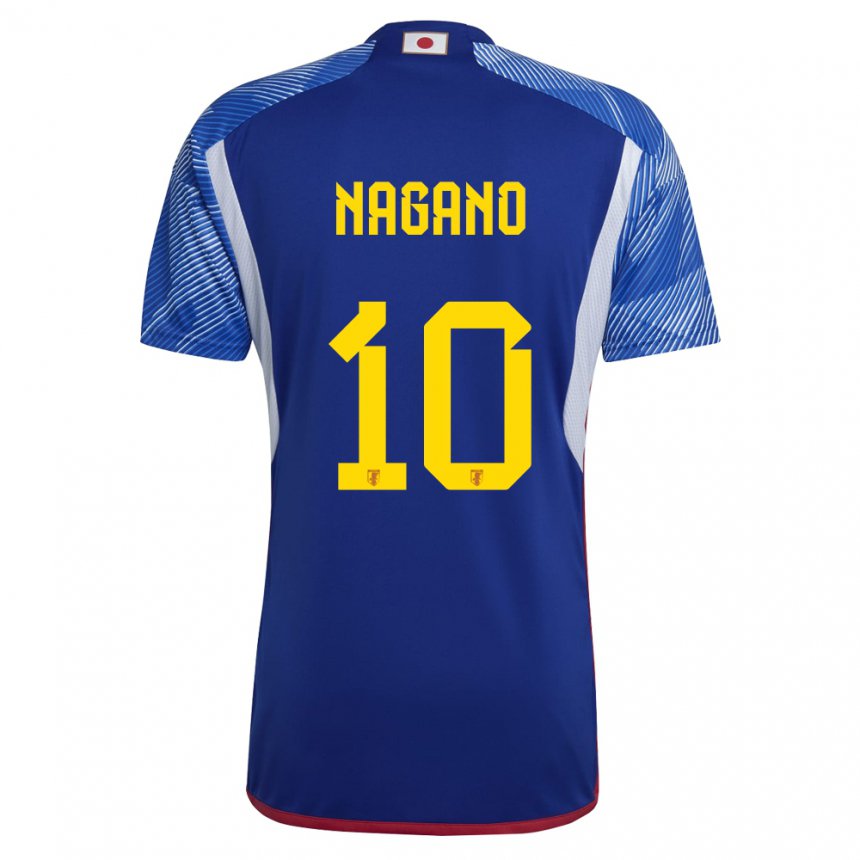 Niño Camiseta Japón Fuka Nagano #10 Azul Real 1ª Equipación 22-24 La Camisa Argentina