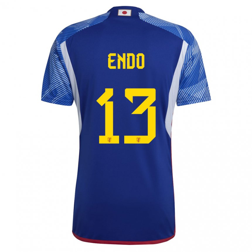 Niño Camiseta Japón Jun Endo #13 Azul Real 1ª Equipación 22-24 La Camisa Argentina