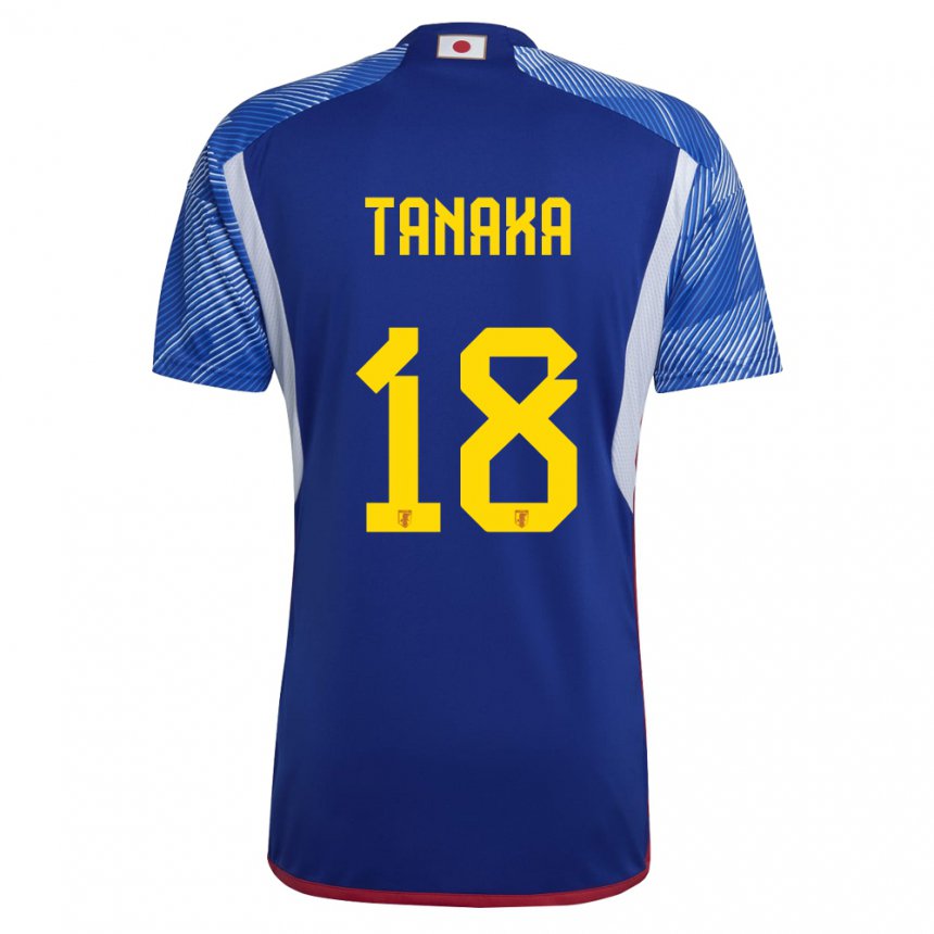 Niño Camiseta Japón Momoko Tanaka #18 Azul Real 1ª Equipación 22-24 La Camisa Argentina