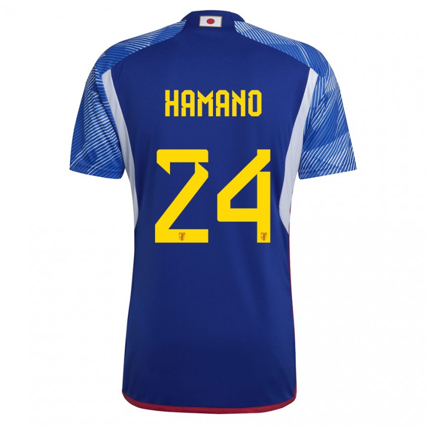 Niño Camiseta Japón Maika Hamano #24 Azul Real 1ª Equipación 22-24 La Camisa Argentina