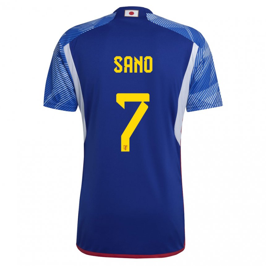 Niño Camiseta Japón Kodai Sano #7 Azul Real 1ª Equipación 22-24 La Camisa Argentina