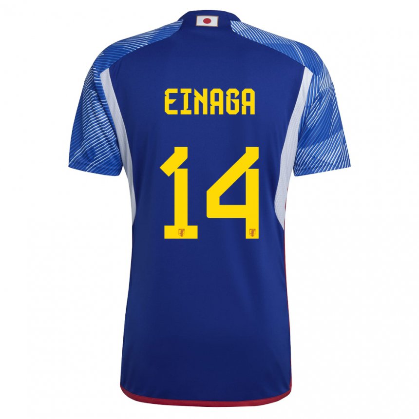 Niño Camiseta Japón Takatora Einaga #14 Azul Real 1ª Equipación 22-24 La Camisa Argentina
