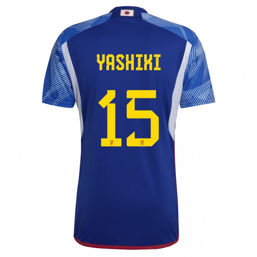 Niño Camiseta Japón Yusei Yashiki #15 Azul Real 1ª Equipación 22-24 La Camisa Argentina