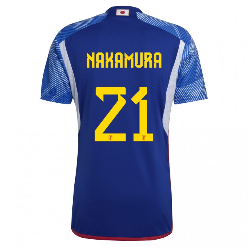 Niño Camiseta Japón Jiro Nakamura #21 Azul Real 1ª Equipación 22-24 La Camisa Argentina