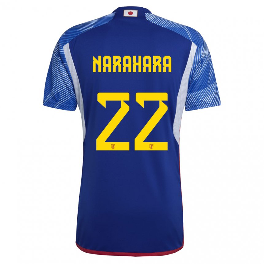 Niño Camiseta Japón Yoshiki Narahara #22 Azul Real 1ª Equipación 22-24 La Camisa Argentina