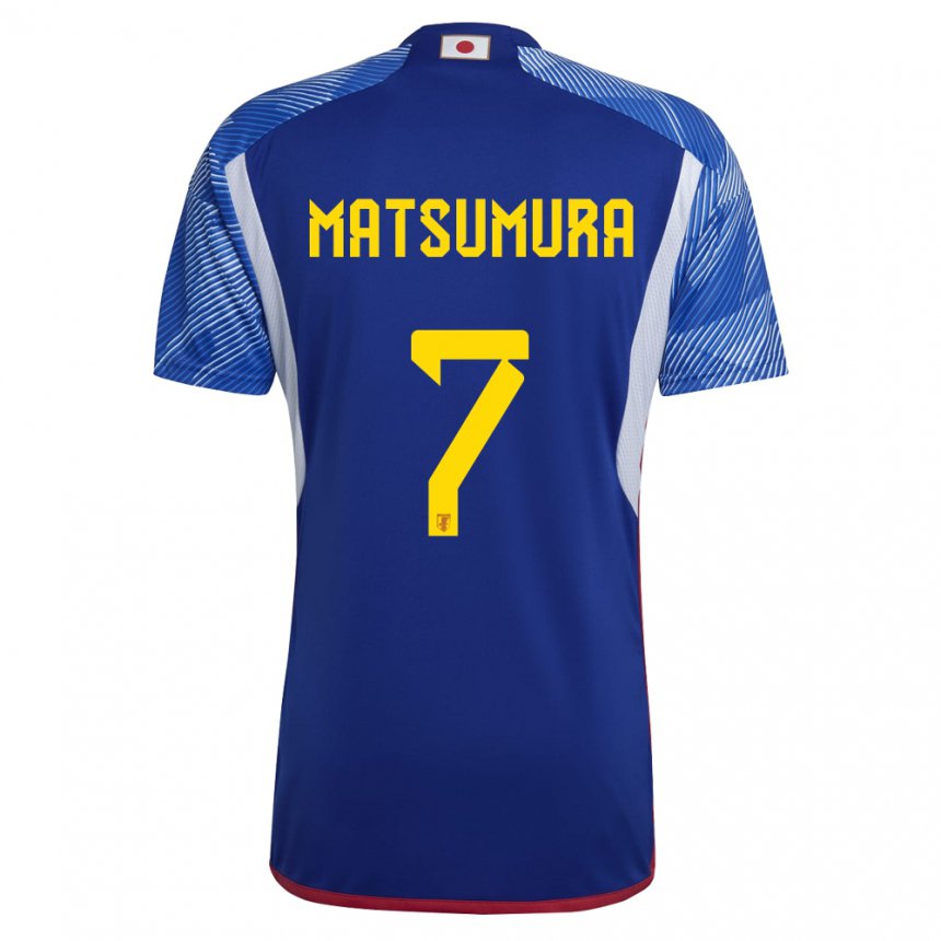 Niño Camiseta Japón Kosuke Matsumura #7 Azul Real 1ª Equipación 22-24 La Camisa Argentina