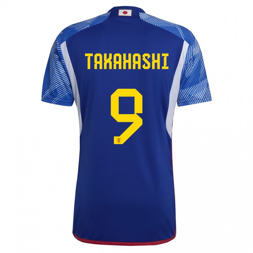 Niño Camiseta Japón Hikaru Takahashi #9 Azul Real 1ª Equipación 22-24 La Camisa Argentina