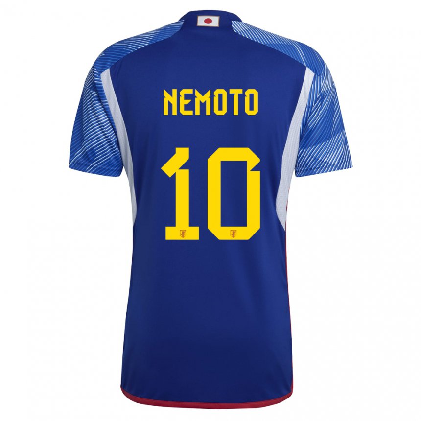 Niño Camiseta Japón Kotaro Nemoto #10 Azul Real 1ª Equipación 22-24 La Camisa Argentina