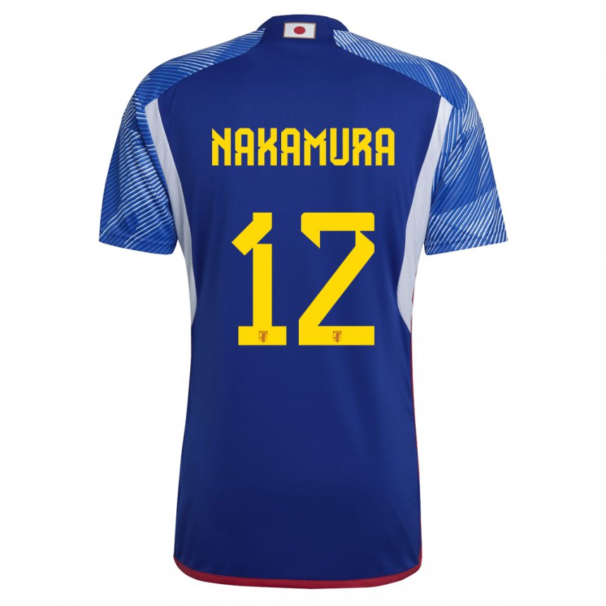 Niño Camiseta Japón Keisuke Nakamura #12 Azul Real 1ª Equipación 22-24 La Camisa Argentina