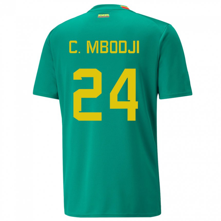 Niño Camiseta Senegal Coumba Sylla Mbodji #24 Verde 2ª Equipación 22-24 La Camisa Argentina