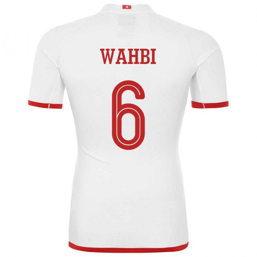 Niño Camiseta Túnez Gaith Wahbi #6 Blanco 2ª Equipación 22-24 La Camisa Argentina