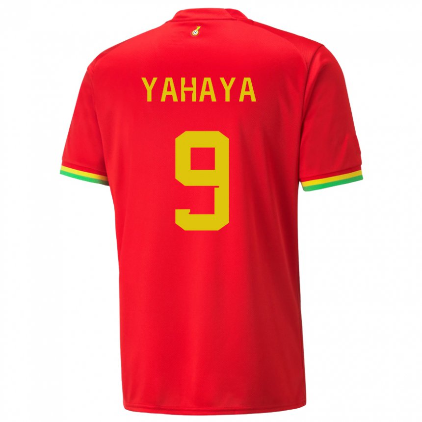 Niño Camiseta Ghana Mohammed Yahaya #9 Rojo 2ª Equipación 22-24 La Camisa Argentina