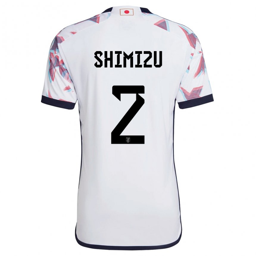 Niño Camiseta Japón Risa Shimizu #2 Blanco 2ª Equipación 22-24 La Camisa Argentina