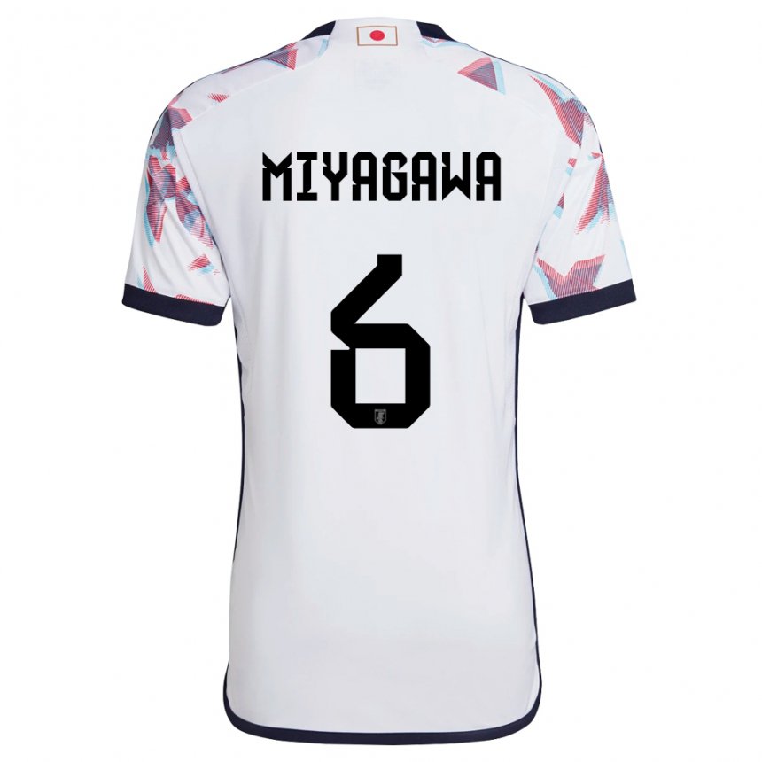 Niño Camiseta Japón Asato Miyagawa #6 Blanco 2ª Equipación 22-24 La Camisa Argentina