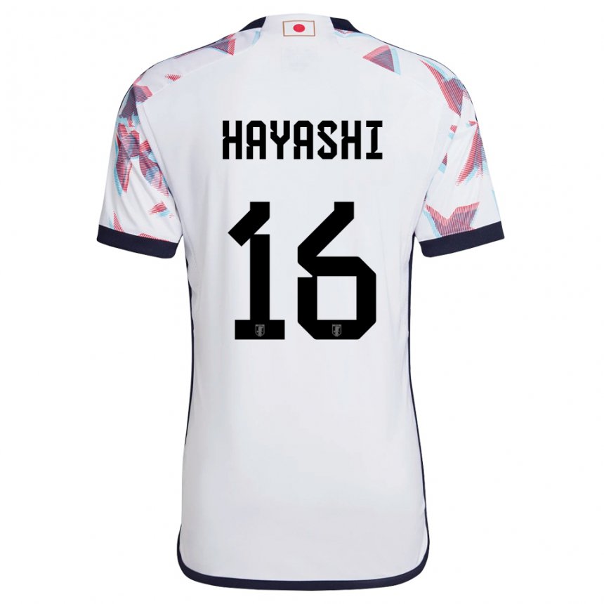 Niño Camiseta Japón Honoka Hayashi #16 Blanco 2ª Equipación 22-24 La Camisa Argentina