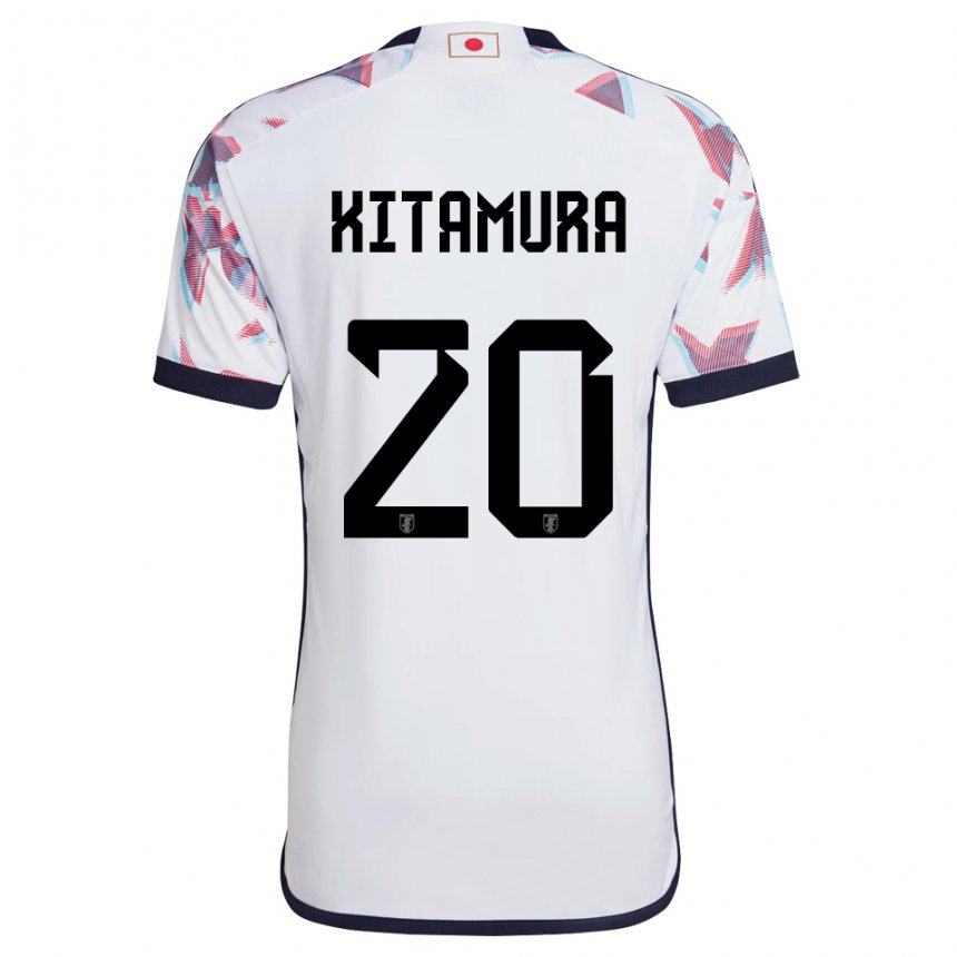 Niño Camiseta Japón Nanami Kitamura #20 Blanco 2ª Equipación 22-24 La Camisa Argentina