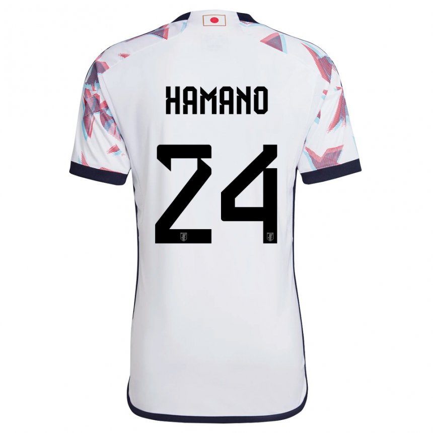 Niño Camiseta Japón Maika Hamano #24 Blanco 2ª Equipación 22-24 La Camisa Argentina