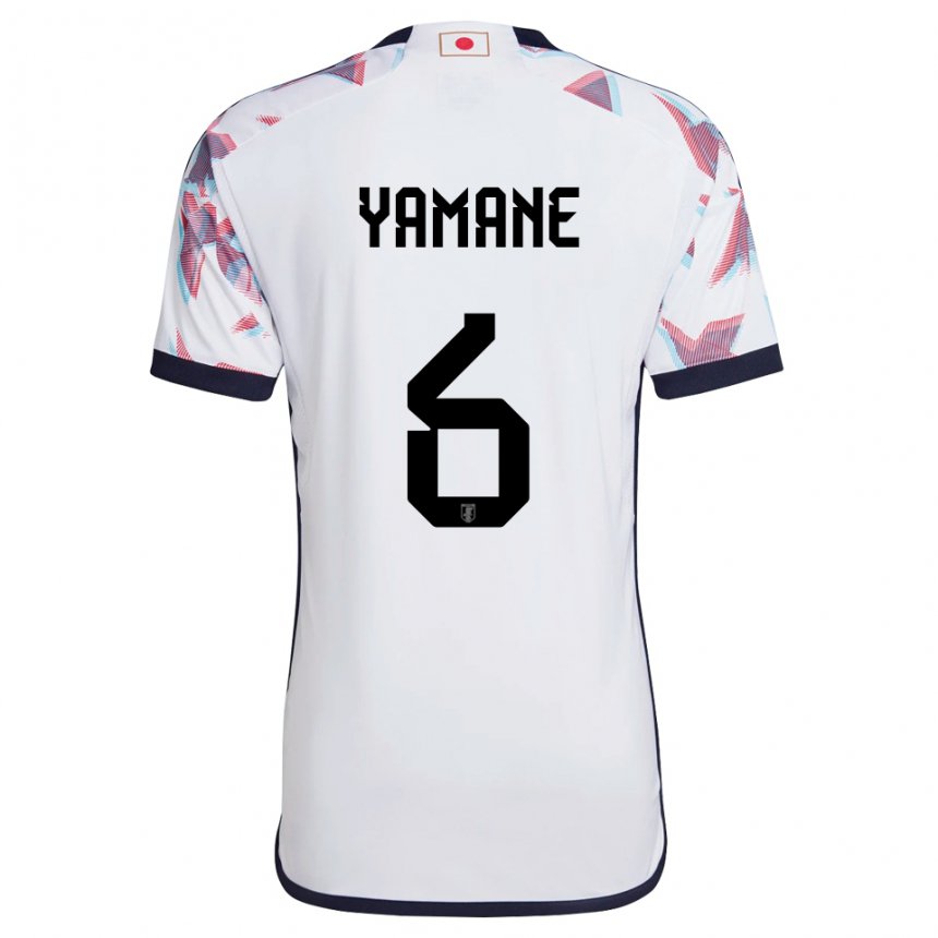 Niño Camiseta Japón Riku Yamane #6 Blanco 2ª Equipación 22-24 La Camisa Argentina