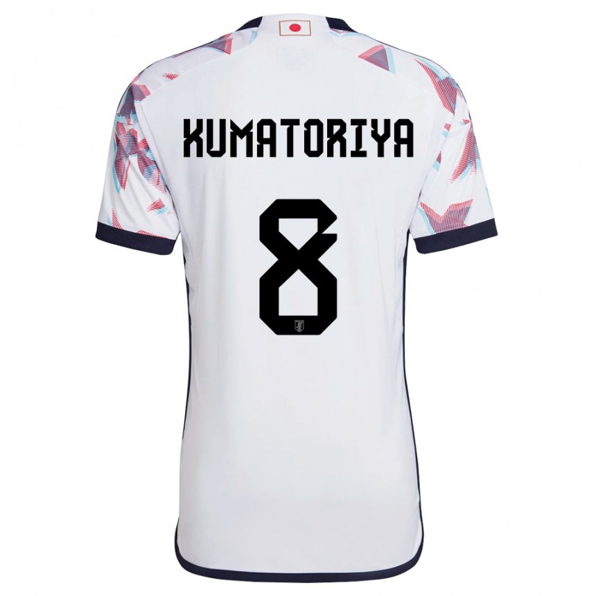 Niño Camiseta Japón Issei Kumatoriya #8 Blanco 2ª Equipación 22-24 La Camisa Argentina