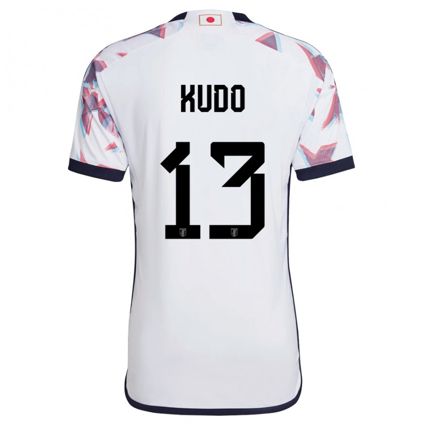 Niño Camiseta Japón Kota Kudo #13 Blanco 2ª Equipación 22-24 La Camisa Argentina