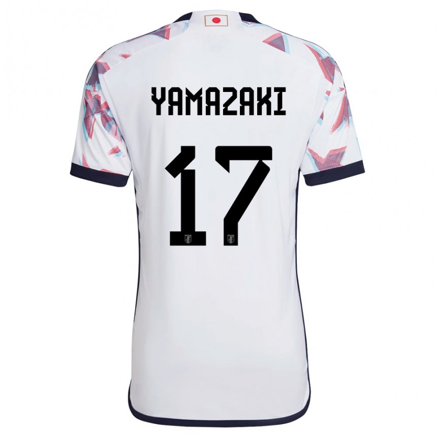 Niño Camiseta Japón Taishin Yamazaki #17 Blanco 2ª Equipación 22-24 La Camisa Argentina