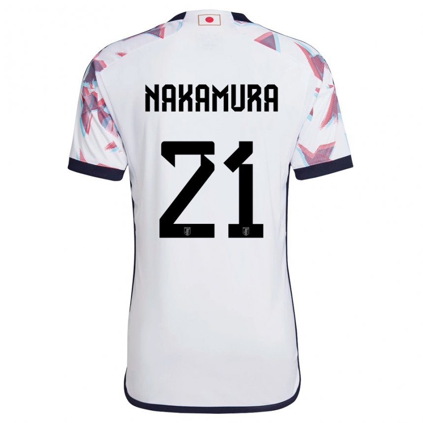 Niño Camiseta Japón Jiro Nakamura #21 Blanco 2ª Equipación 22-24 La Camisa Argentina