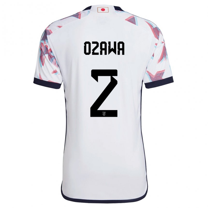 Niño Camiseta Japón Haruki Ozawa #2 Blanco 2ª Equipación 22-24 La Camisa Argentina