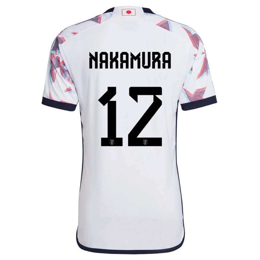 Niño Camiseta Japón Keisuke Nakamura #12 Blanco 2ª Equipación 22-24 La Camisa Argentina