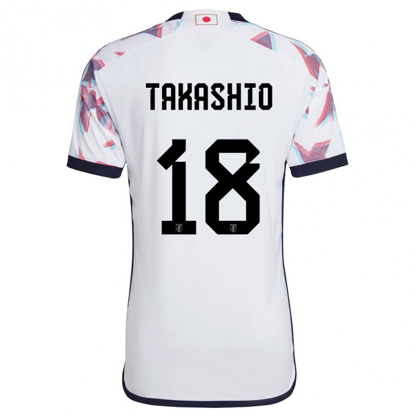 Niño Camiseta Japón Hayase Takashio #18 Blanco 2ª Equipación 22-24 La Camisa Argentina