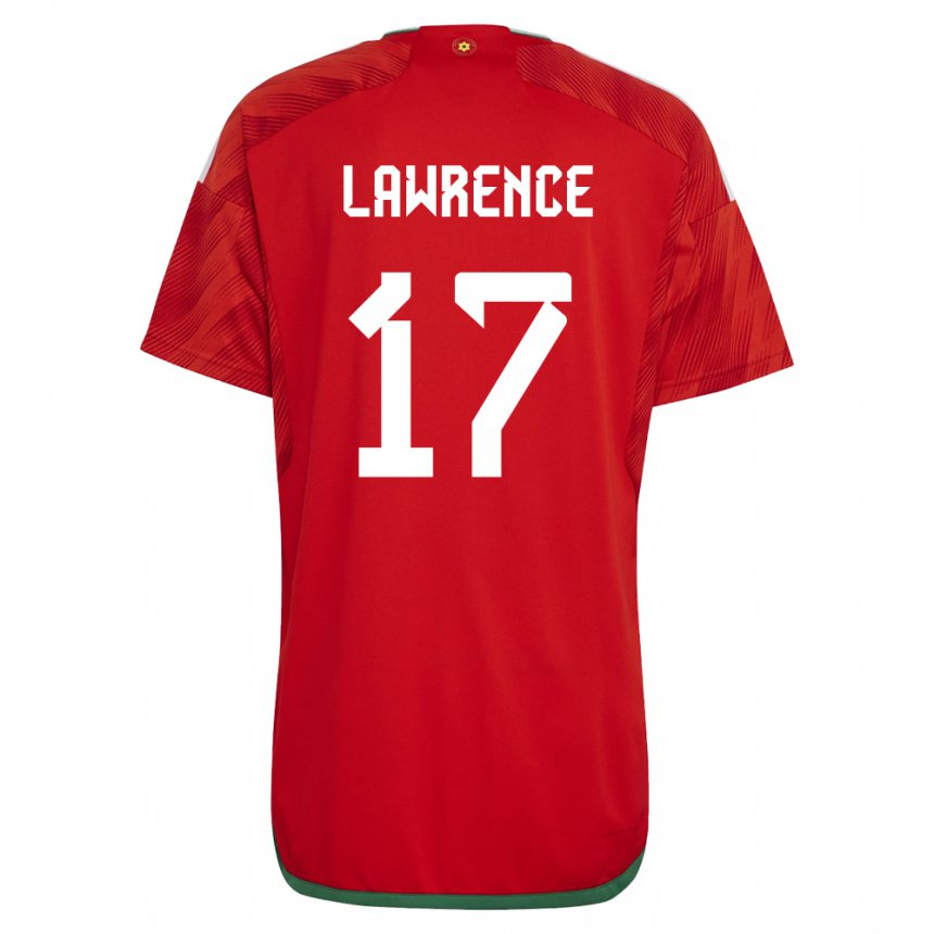 Hombre Camiseta Gales Nadia Lawrence #17 Rojo 1ª Equipación 22-24 La Camisa Argentina