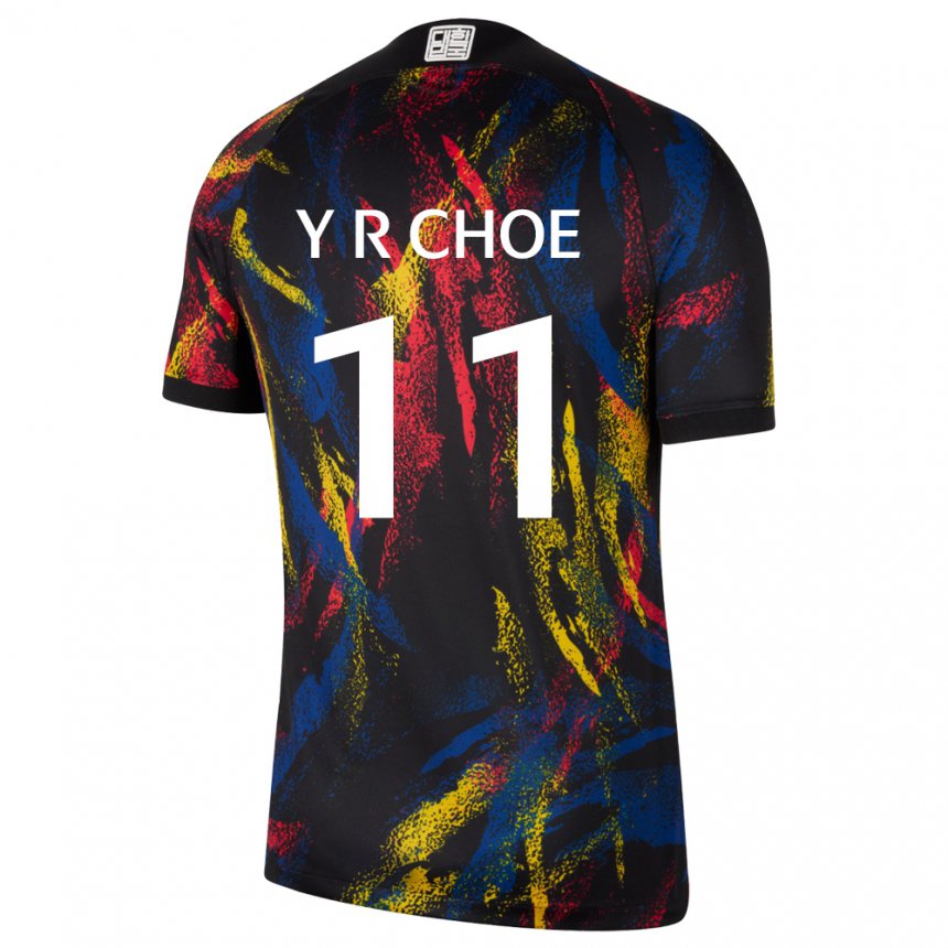 Hombre Camiseta Corea Del Sur Choe Yu Ri #11 Multicolor 2ª Equipación 22-24 La Camisa Argentina