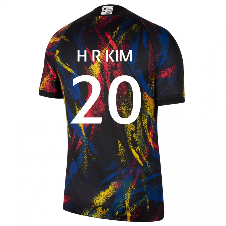 Hombre Camiseta Corea Del Sur Kim Hye Ri #20 Multicolor 2ª Equipación 22-24 La Camisa Argentina