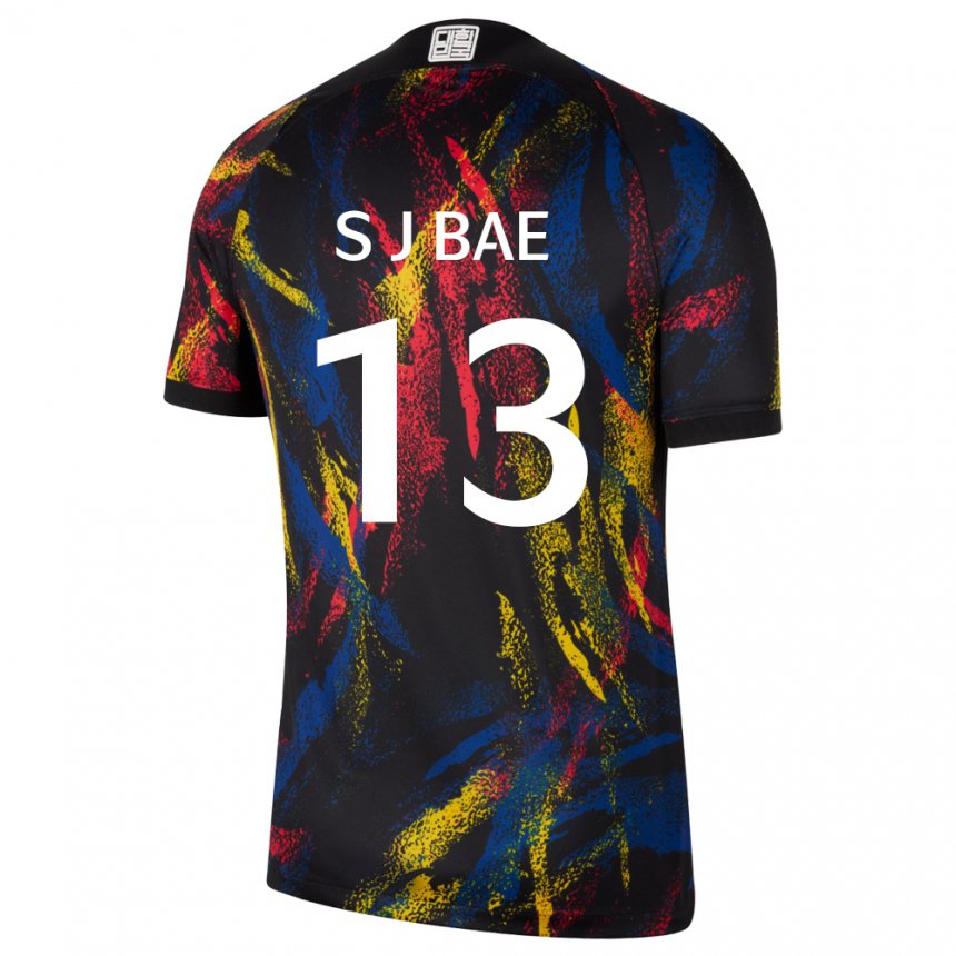 Hombre Camiseta Corea Del Sur Bae Seo Joon #13 Multicolor 2ª Equipación 22-24 La Camisa Argentina