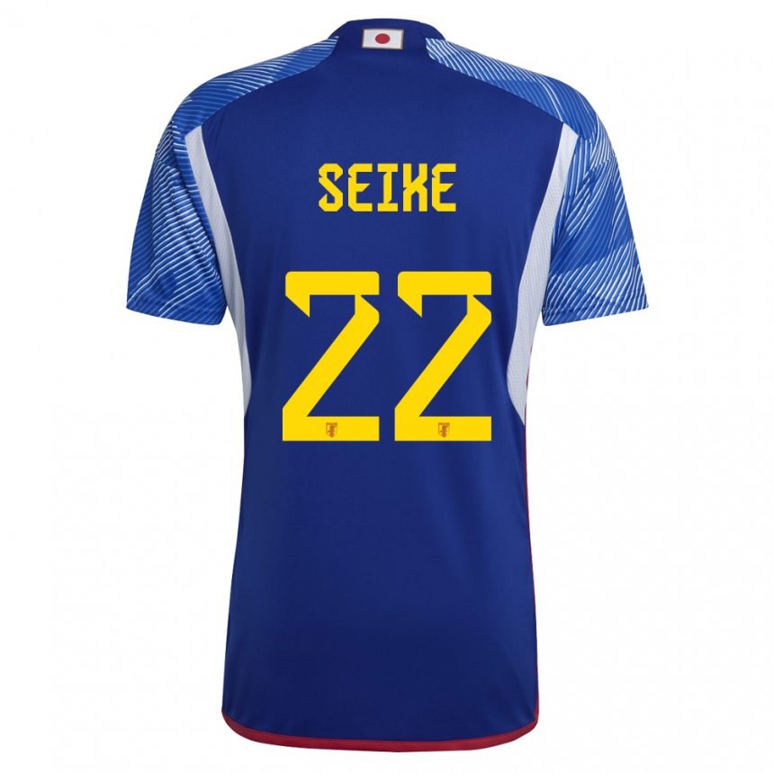 Mujer Camiseta Japón Kiko Seike #22 Azul Real 1ª Equipación 22-24 La Camisa Argentina