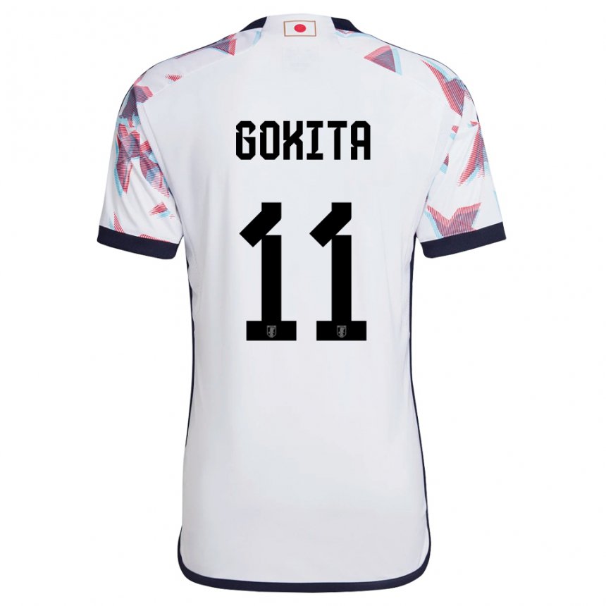 Mujer Camiseta Japón Kishin Gokita #11 Blanco 2ª Equipación 22-24 La Camisa Argentina