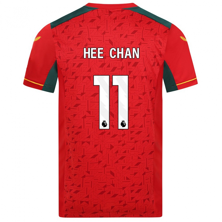 Niño Camiseta Hee-Chan Hwang #11 Rojo 2ª Equipación 2023/24 La Camisa Argentina