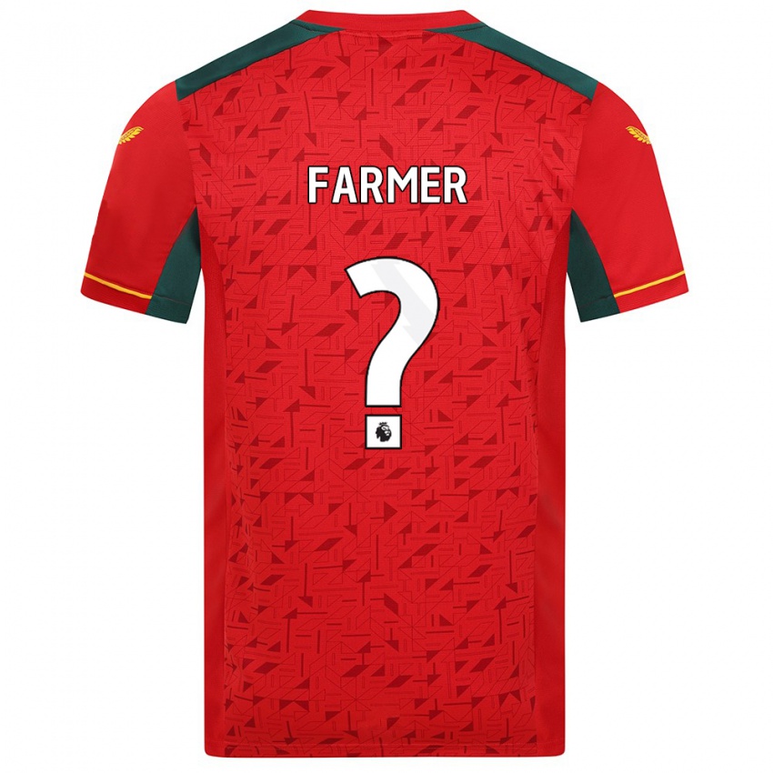 Niño Camiseta Owen Farmer #0 Rojo 2ª Equipación 2023/24 La Camisa Argentina