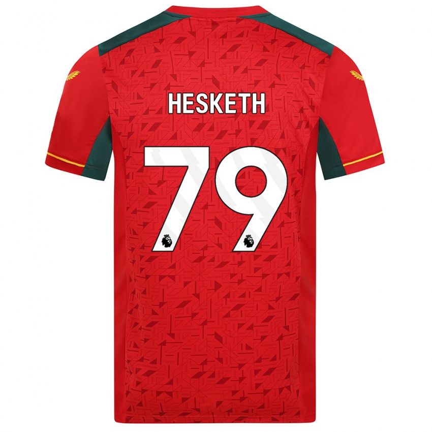 Niño Camiseta Owen Hesketh #79 Rojo 2ª Equipación 2023/24 La Camisa Argentina