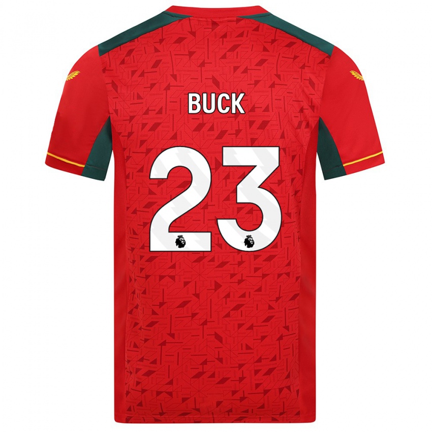 Niño Camiseta Alex Buck #23 Rojo 2ª Equipación 2023/24 La Camisa Argentina