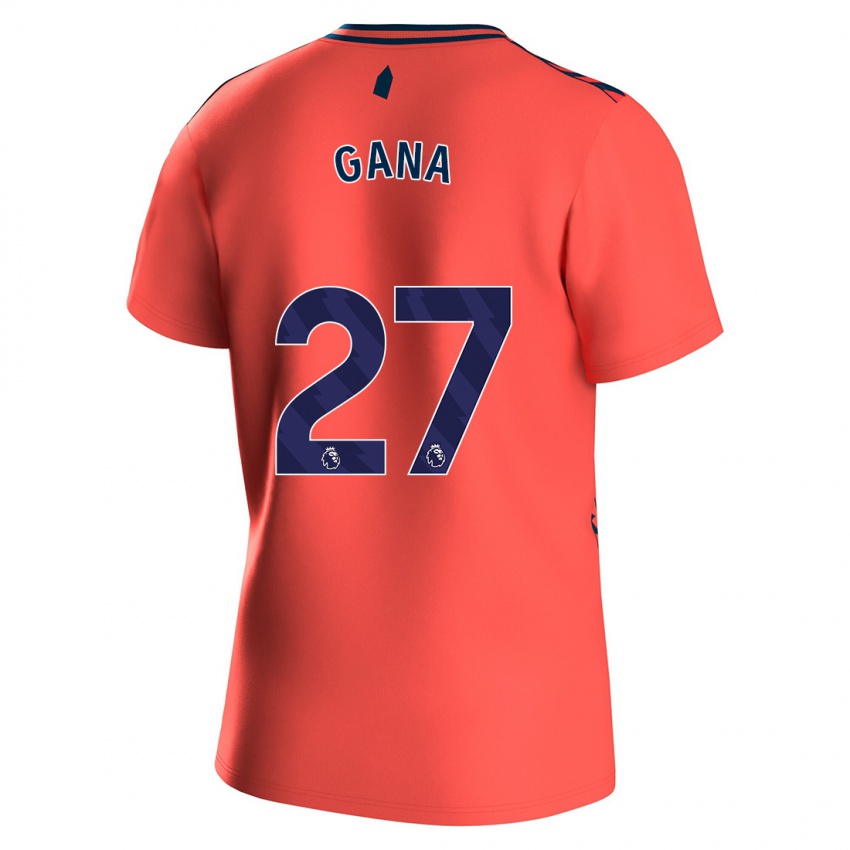 Niño Camiseta Idrissa Gueye #27 Coralino 2ª Equipación 2023/24 La Camisa Argentina