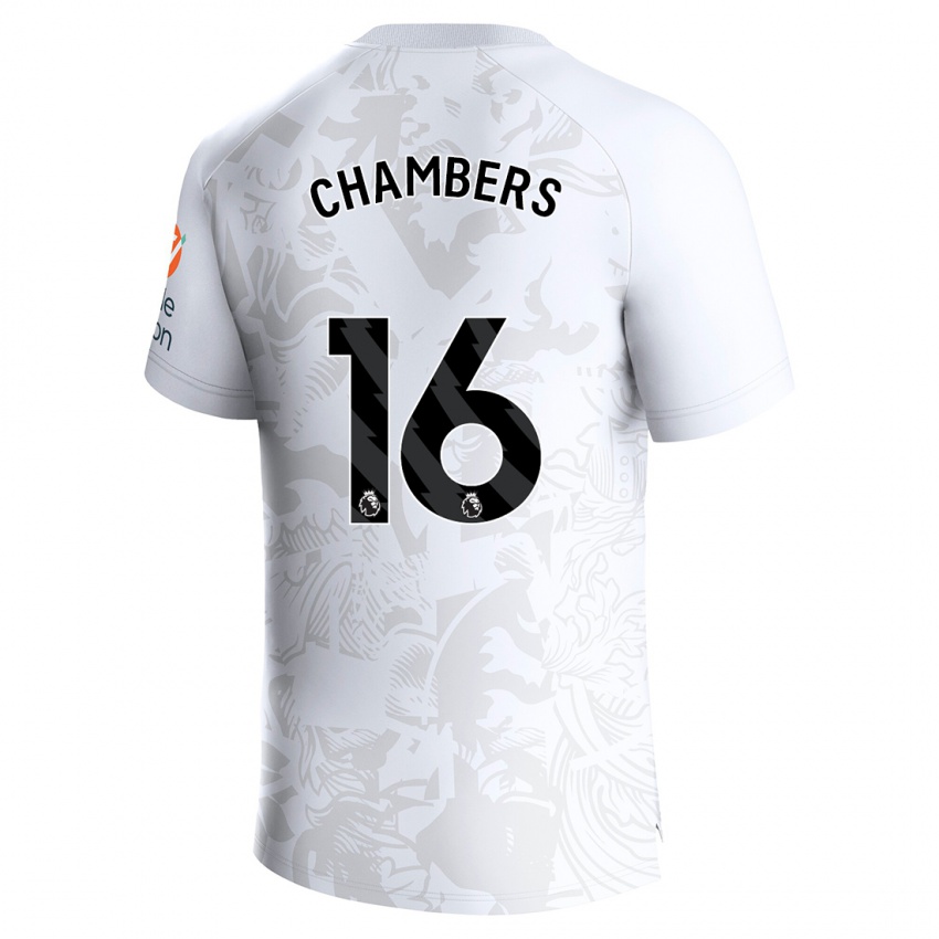 Niño Camiseta Calum Chambers #16 Blanco 2ª Equipación 2023/24 La Camisa Argentina