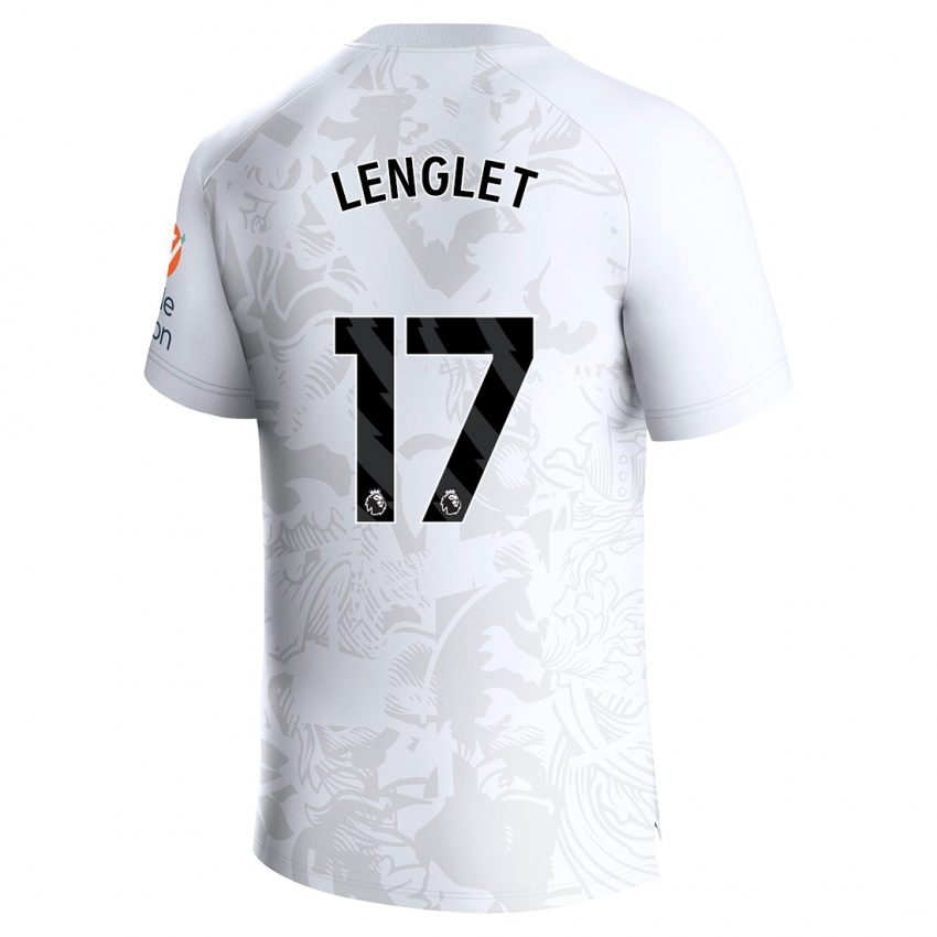 Niño Camiseta Clement Lenglet #17 Blanco 2ª Equipación 2023/24 La Camisa Argentina