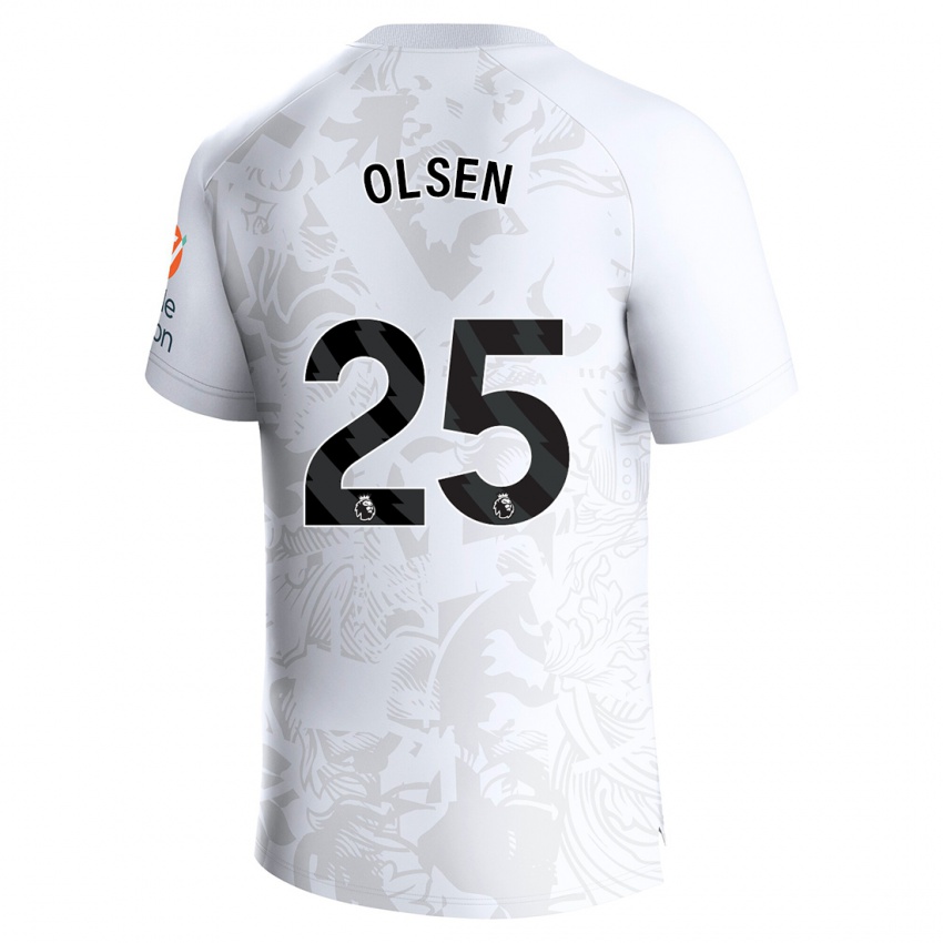 Niño Camiseta Robin Olsen #25 Blanco 2ª Equipación 2023/24 La Camisa Argentina